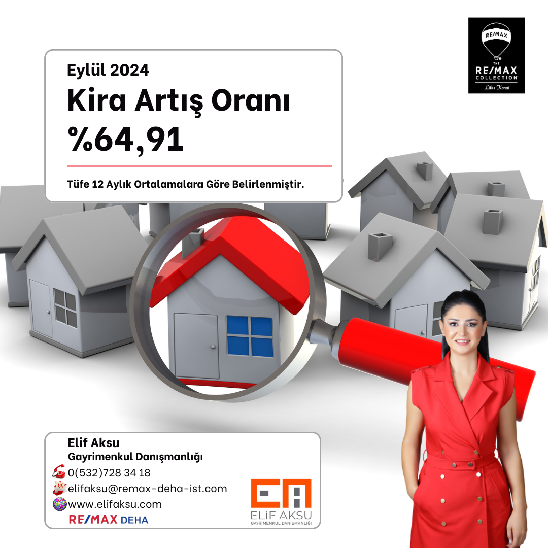 Eyl�l 2024 Kira Art�� Oran� %64.91 olarak a��kland�.